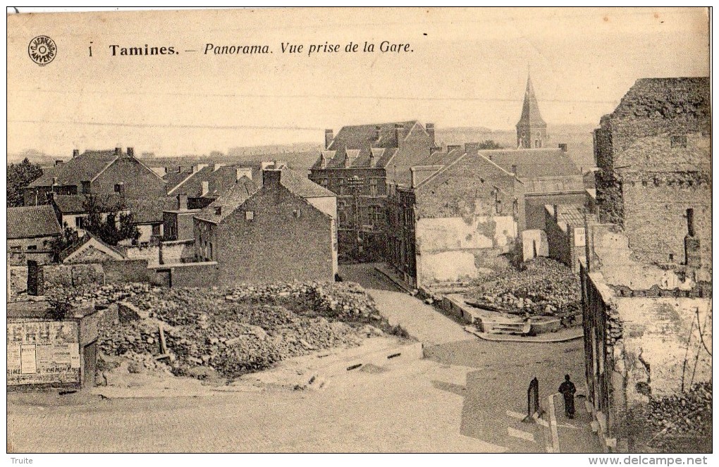 TAMINES PANORAMA VUE PRISE DE LA GARE - Sambreville