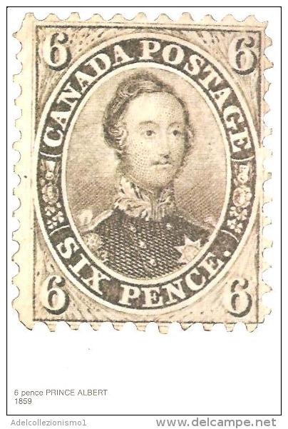 75410) Intero Postale Del Canada Da 8c. Raffigurante Il 6p. Principe Albert-nuova - 1953-.... Reign Of Elizabeth II