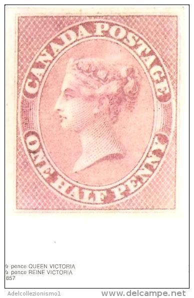 75412) Intero Postale Del Canada Da 8c. Raffigurante Il  One Half P. Reine Victoria-nuova - 1953-.... Reign Of Elizabeth II