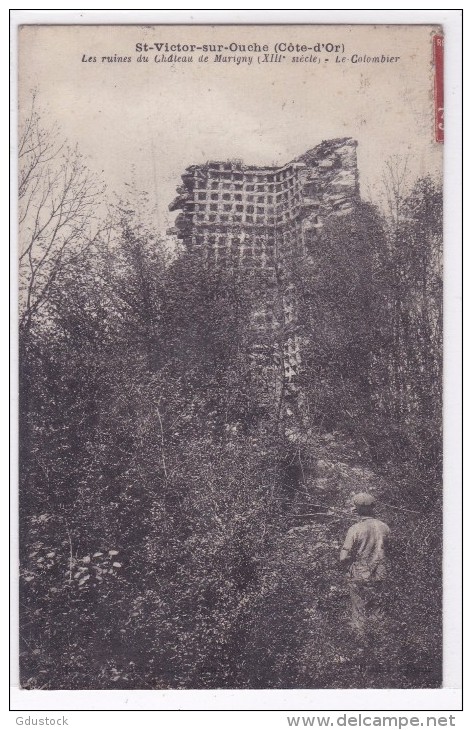 St-Victor-sur-Ouche - Les Ruines Du Château De Marigny (XIIIè Siècle) - Le Colombier - Autres & Non Classés