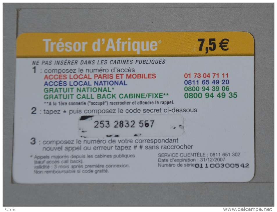 TÉLÉCARTE - 2 SCAN  -   7,5  EUROS  (Nº13055) - Interner Gebrauch