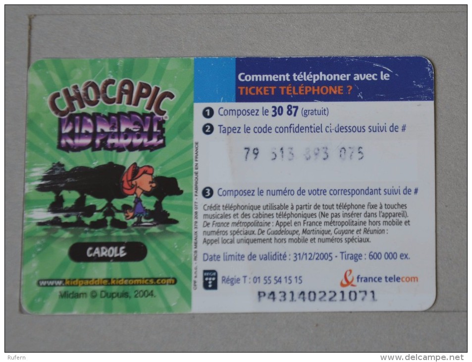 TÉLÉCARTE - 2 SCAN  -   3  MN OFERT  (Nº13064) - Phonecards: Internal Use