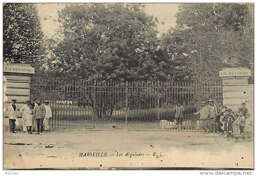 - Depts Divers - Ref-DD202 - Bouches Du Rhone - Marseille - Les Aygalades - La Delorme - Carte Bon Etat - - Non Classés