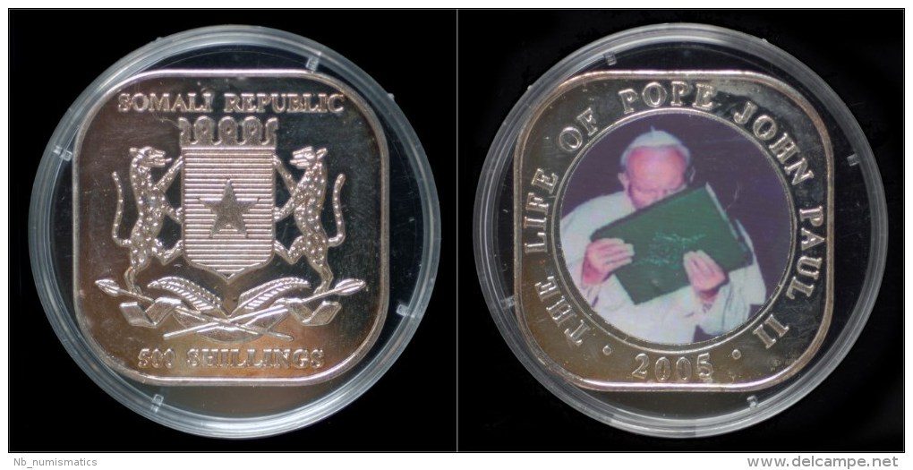 Somalia 500 Shillings 2005- Pope John Paul II - Somalie