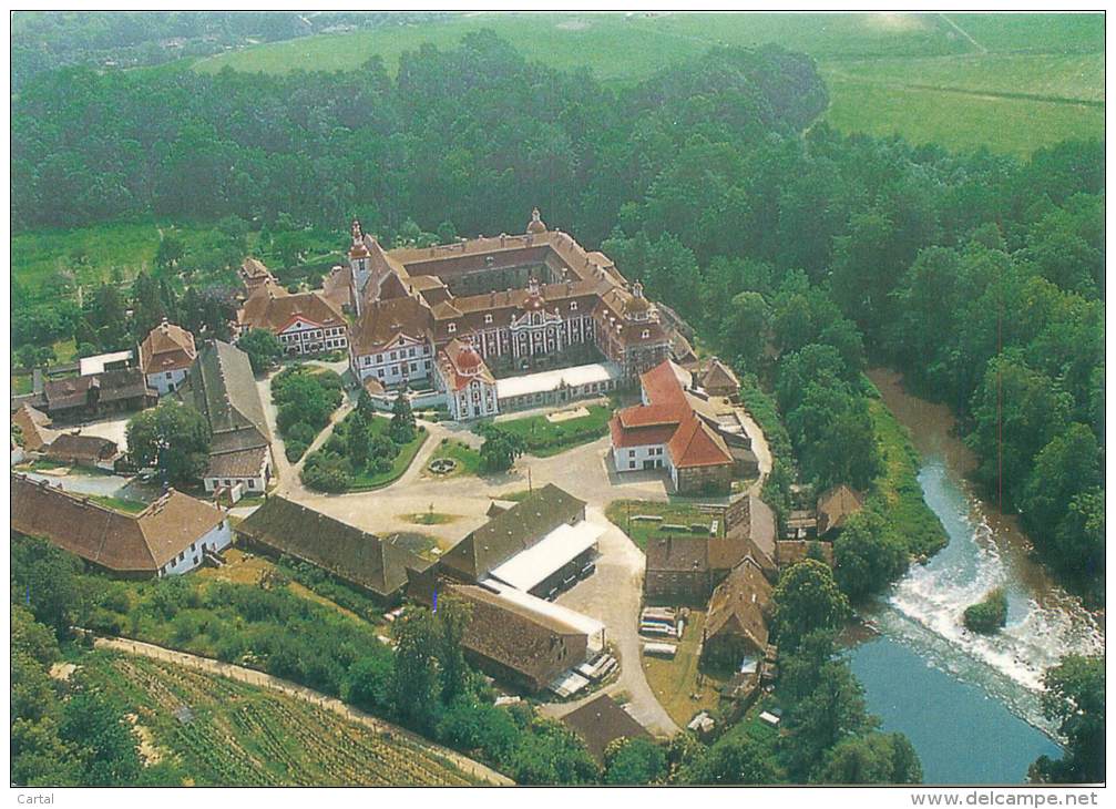 CPM - OSTRITZ - Zisterzienserinnenabtei - Klosterstift St. Marienthal - Luftbildaufnahme - Ostritz (Oberlausitz)