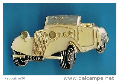 1 PIN'S //   ** CITROEN ** TRACTION CABRIOLET ** VERSION 15CV ** TYPE 11B ** MOTEUR 4 CYLINDRES ** 1911 CM3 46 CV ** - Citroën