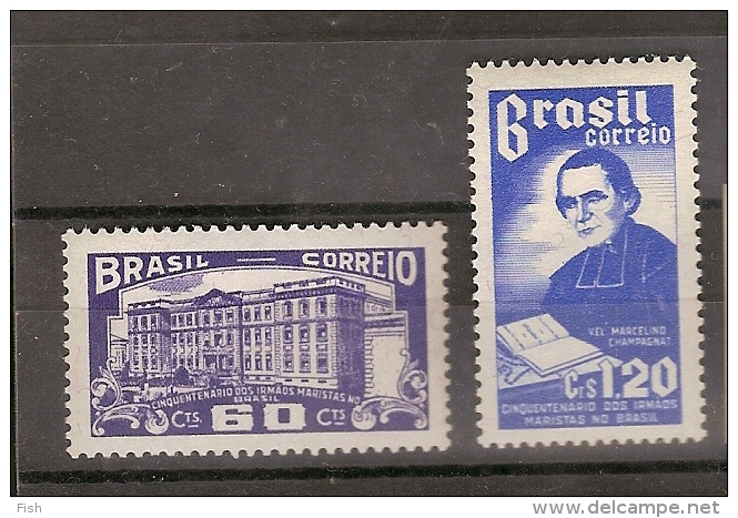 Brazil ** & 50 Years Of Marist Brothers In Brazil, College Of St. Joseph1954 (572) - Unused Stamps