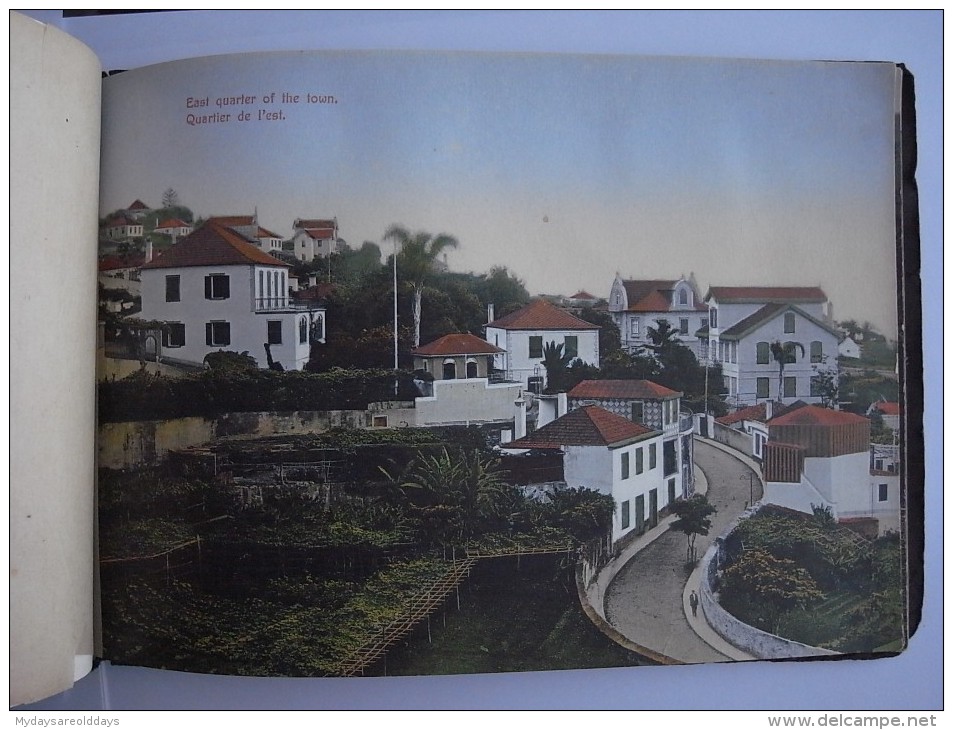 1 BOOK - PORTUGAL PORTUGUESE !!! VERY RARE !!! MADEIRA IMAGES PICTURES VERY OLD BOOK (15 SCANS)