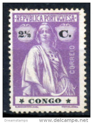 !										■■■■■ds■■ Congo 1914 AF#104* Ceres 2,5 Centavos STARS II-I (x5192) - Portugees Congo