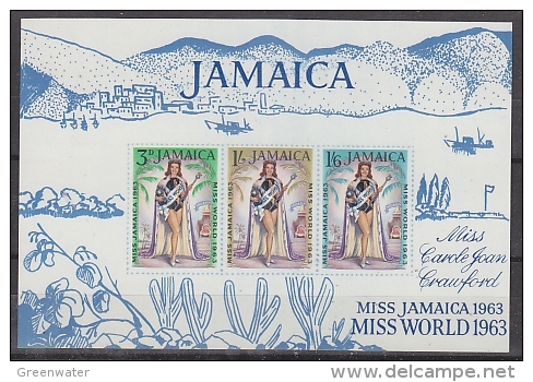 Jamaica 1963 Miss World M/s ** Mnh (26459) - Jamaica (1962-...)