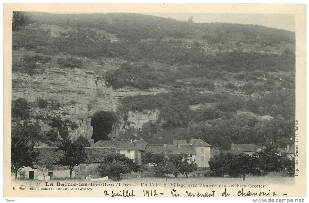 LA BALME LES GROTTES UN COIN DU VILLAGE - La Balme-les-Grottes