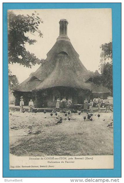 CPA Habitation Du Fermier Domaine De CONDE SUR ITHON Près BRETEUIL 27 - Breteuil