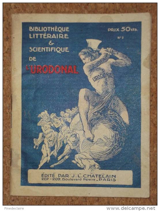 Petit Livre De 64 Pages - Bibliothèque Littéraire Et Scientifique De L'Urodonal - N°2 - Edité Par  J.L. Chatelain - 1901-1940