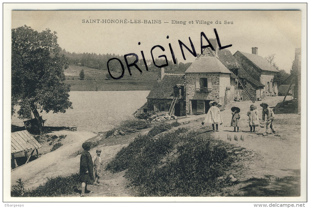 St Honoré Les Bains  -Enfants Jeu De Quilles - Jeux Et Jouets