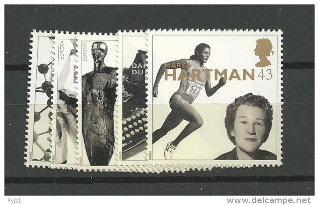1996 MNH GB, UK, Engeland, Mi 1647-51  Postfris - Unused Stamps