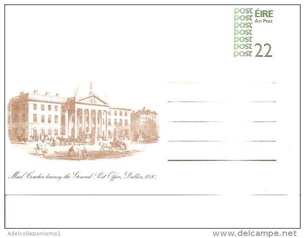 75426) Intero Postale Dell'irlanda Da 22p. Posta Centrale Di Dublino Nel 1820 -nuova- - Enteros Postales