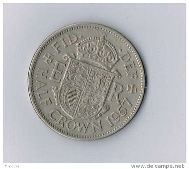 1957 Elizabeth II British Half Crown - Other - Europe