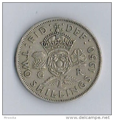 TWO SHILLING Coin - Great Britain George VI 1950 - Sonstige – Europa