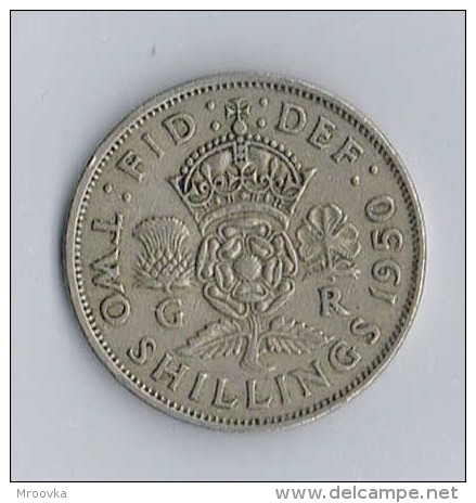 TWO SHILLING Coin - Great Britain George VI 1950 - Autres – Europe