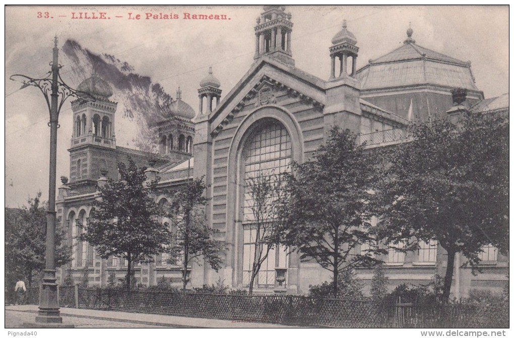 Cp , 59 , LILLE , Le Palais Rameau - Lille