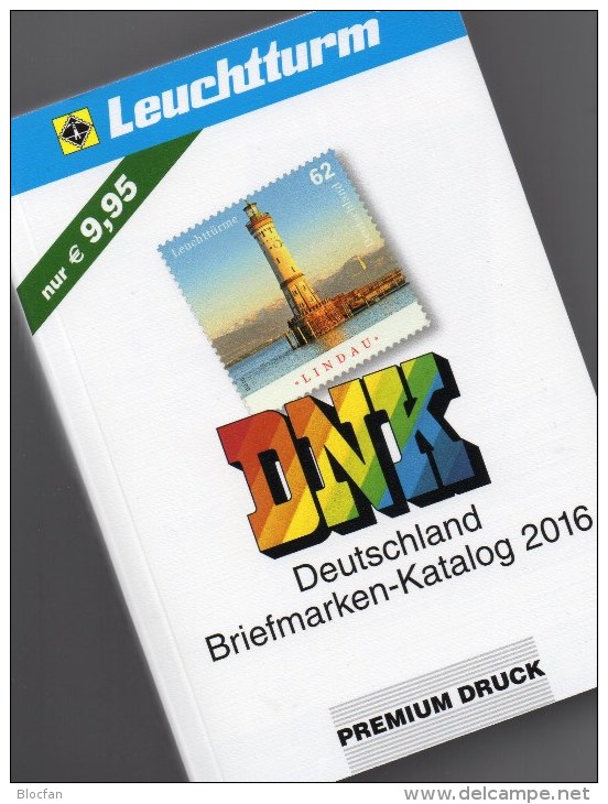 DNK 2016 Deutschland Netto Briefmarken Katalog Neu 10€ AD DR 3.Reich Saar Memel Danzig SBZ DDR Berlin AM Bundesrepublik - Altri Accessori