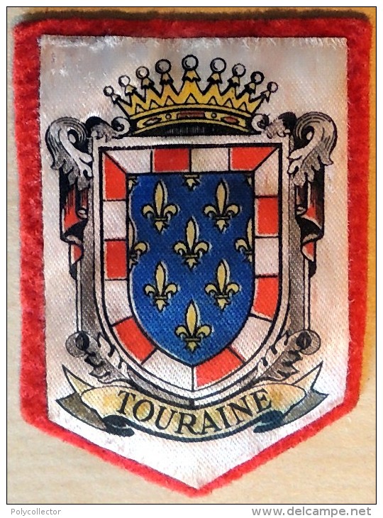 Ancien Patch à Coudre écusson France Région La Touraine - Blason - Scudetti In Tela