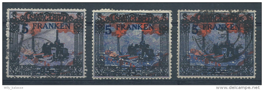 N°82 X3 (1 Neuf Charnière Et 2 Obl), 5 Franken. - Andere & Zonder Classificatie