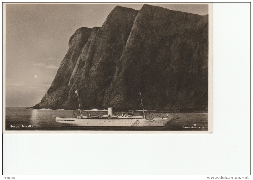 Carte Nordkapp 2.9.1938 - Norvegia