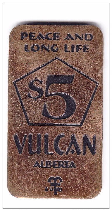 Star Trek Vulcan Alberta 'Mir Space Station' $5 Token - Monetary /of Necessity