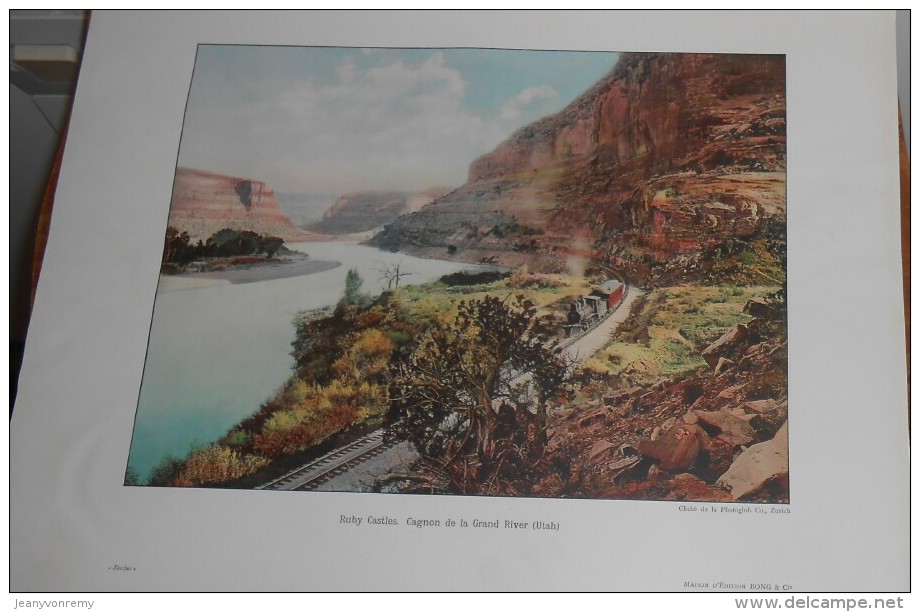 Etats Unis. Utah. Ruby Castles. Canyon De La Grand River. 1914. - Autres & Non Classés