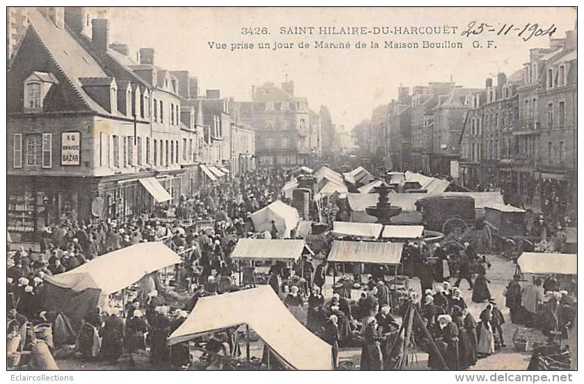 Saint Hilaire Du Harcouet       50     Jour De Marché - Saint Hilaire Du Harcouet