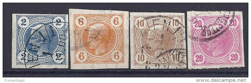 AUSTRIA / 1899 - Yvert # Journaux 12/15* Precio Cat &euro;7.25 - Usados