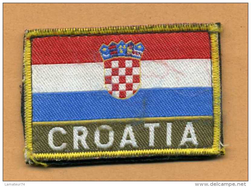 Ecusson CROATIA - Ecussons Tissu