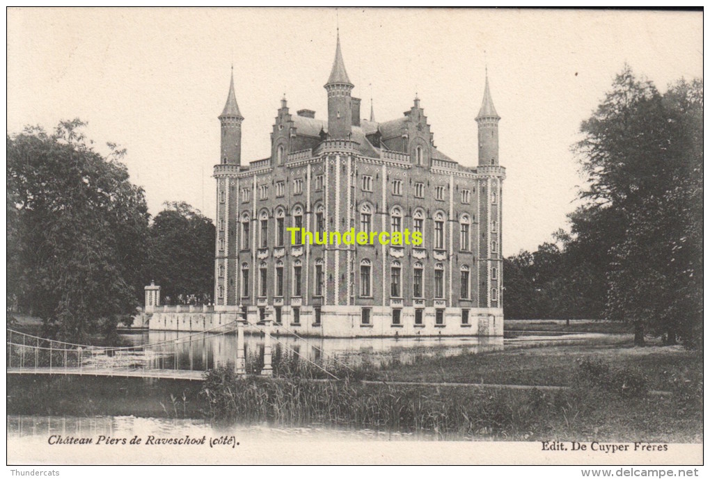 CPA CHATEAU PIERS DE RAVESCHOOT - Zulte