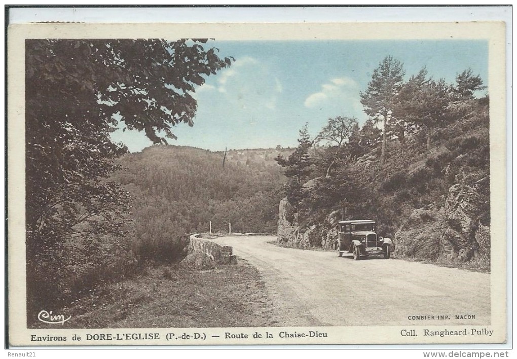 Dore-l'Église-Route De La Chaise-Dieu-(SÉPIA) - Autres & Non Classés