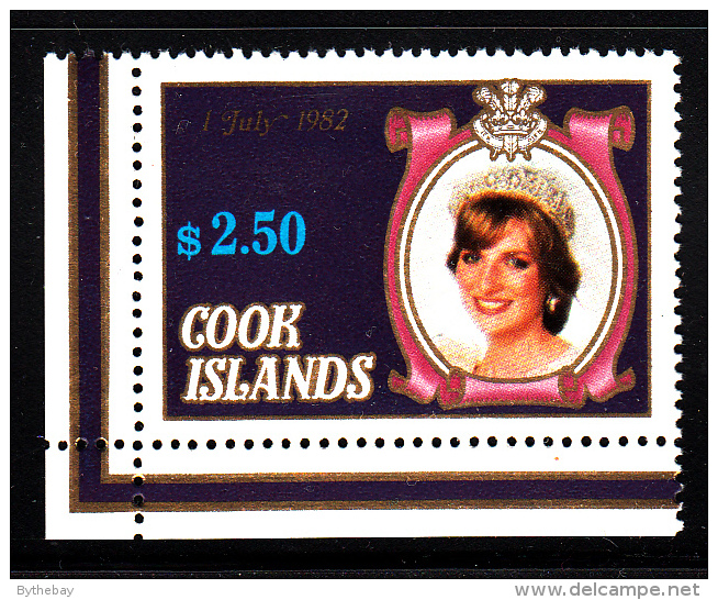 Cook Islands MNH Scott #678b $2.50 Princess Diana - Cook