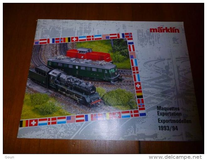 CB8 Catalogue Marklin Maquettes Exportation  -  Train Wagon Modélisme - 16pages - Sncb - Français