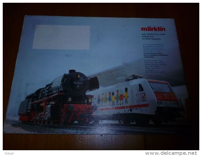 CB8 Catalogue Marklin Nouveautés 1996 La Voie C -  Train Wagon Modélisme - 96pages - Sncb - Französisch