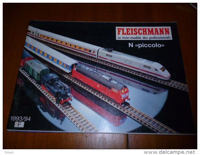 CB8 Catalogue Fleischmann N Piccolo 1993/94  -  Train Wagon Modélisme - 100pages - Sncb - Frans