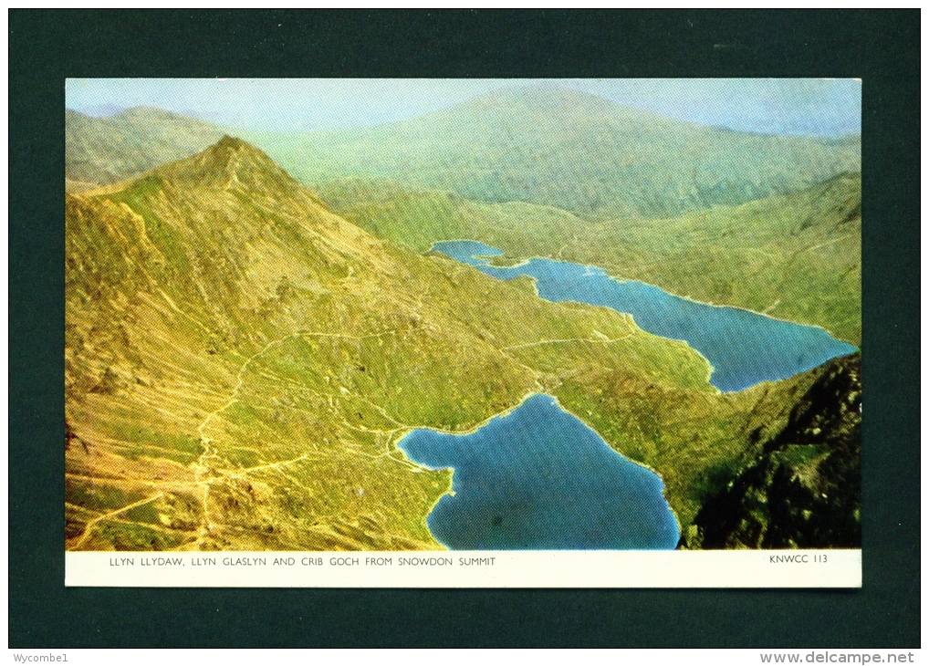 WALES  -  View From Summit Of Snowdon  Unused Postcard As Scan - Merionethshire