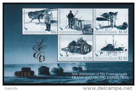 Ross 2005, Antartic Transports, LIMITED EDITION, 5val In BF - Unused Stamps