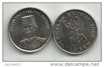 Brunei 10 Sen 2002. High Grade - Brunei