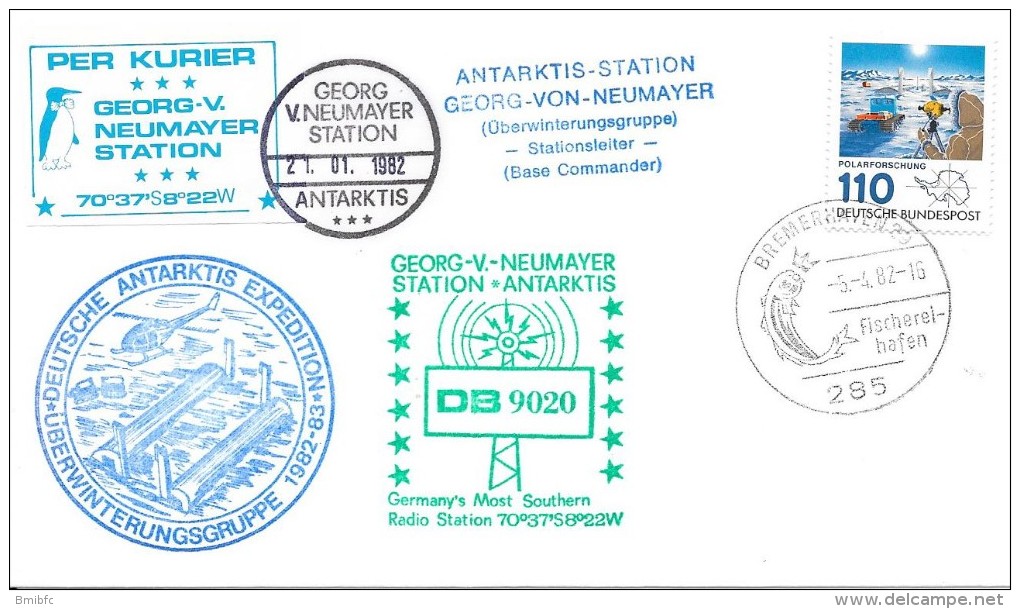 Deutsche Antarktis Expedition 1982-83 - Autres Modes De Transport