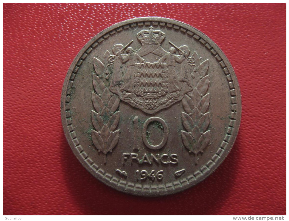 Monaco - 10 Francs 1946 Louis II 1425 - 1922-1949 Louis II.