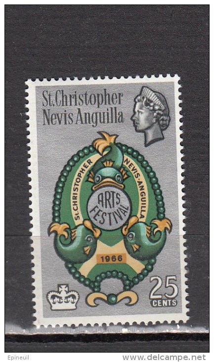 ST CHRISTOPHER- NEVIS * YT N° 190 - St.Christopher-Nevis-Anguilla (...-1980)