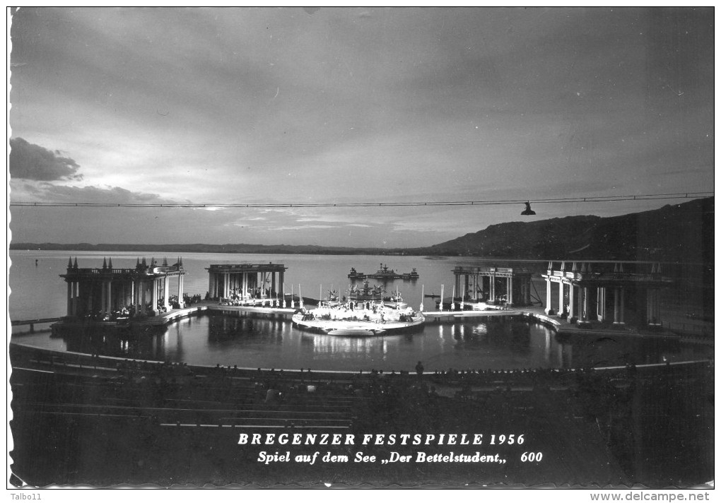 Bregenzer Festpiele 1956 - Spiel Auf Dem See "der Bettelstudent " 600 - Bregenzerwaldorte