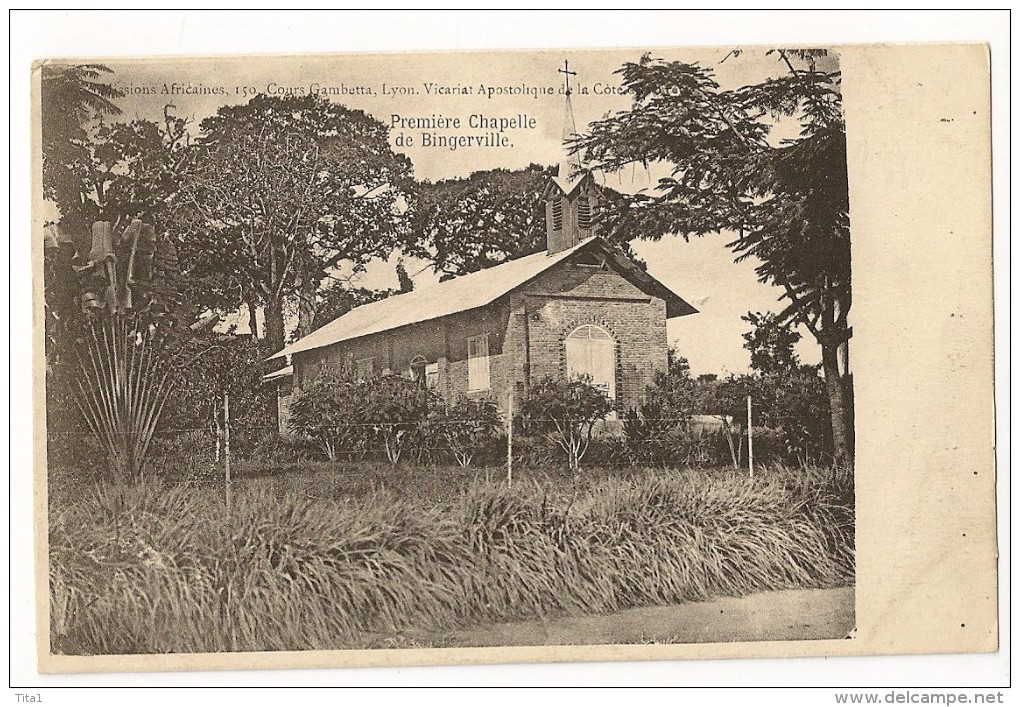 S3868 - Première Chapelle De Bingerville- Mission Africaine Lyon Vicariat Apostolique De La Côte D´ Ivoire - Ivory Coast