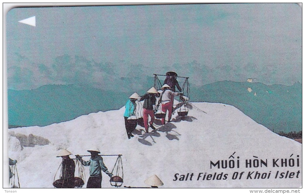 Vietnam, 97MVSB, Salt Field Of Khoi Islet, 2 Scans - Viêt-Nam