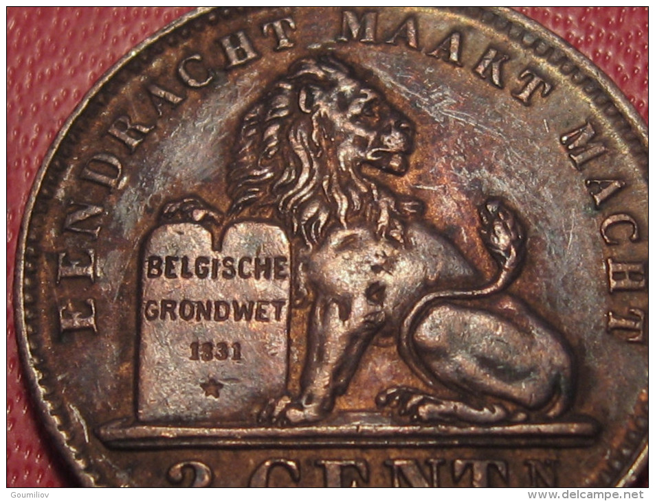 7873 Belgium - Belgique - 2 Centimes 1919, Der Belgen - 2 Centimes