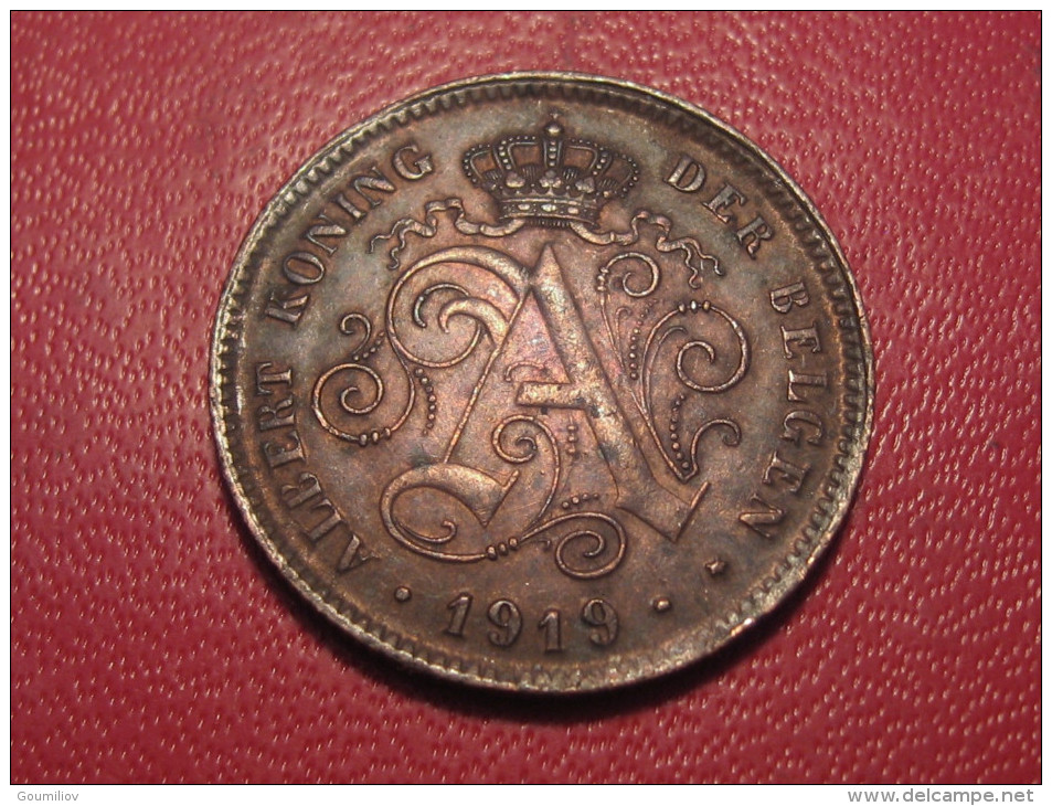 7873 Belgium - Belgique - 2 Centimes 1919, Der Belgen - 2 Cent